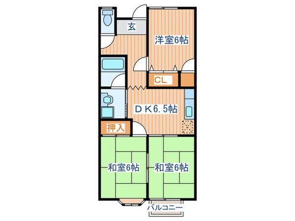 ファミールイトウの物件間取画像